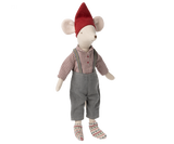Medium Boy Christmas Mouse by Maileg