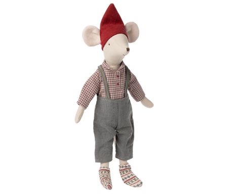 Medium Boy Christmas Mouse by Maileg