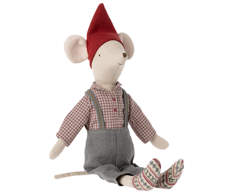 Medium Boy Christmas Mouse by Maileg