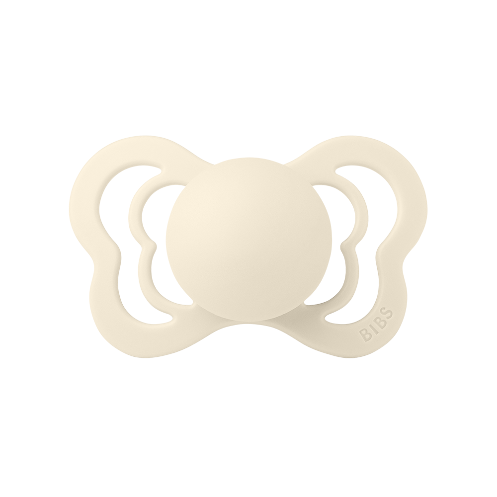 Couture Pacifier 2 Pack in Ivory by BIBS