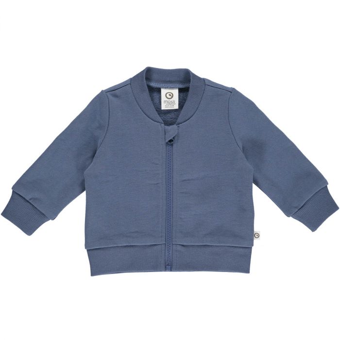 Sweat Zip Jacket in Indigo by Müsli