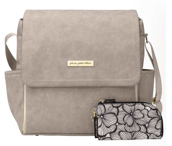 Petunia - Grey Matte Leatherette - Boxy