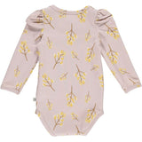 Long Puff-Sleeve Bodysuit in Filipendula by Müsli