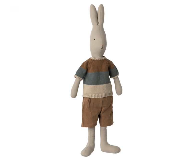 Rabbit Size 4, Classic - Knitted Shirt & Shorts by Maileg