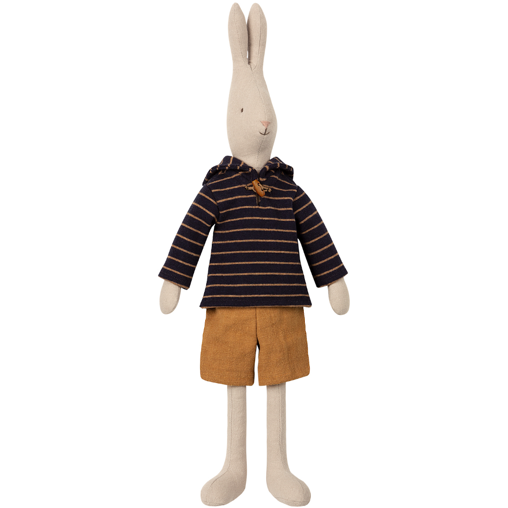 Rabbit Size 4 in Blue Sailor by Maileg