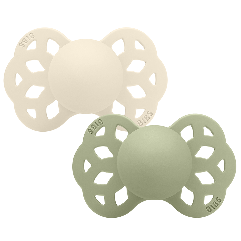 Colour 2 Pack Anatomical in Ivory/Sage by BIBS