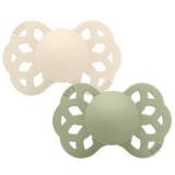 Colour 2 Pack Anatomical in Ivory/Sage by BIBS