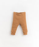 Ribbed leggings with decorative button | Play Up