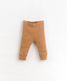 Ribbed leggings with decorative button | Play Up