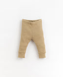 Ribbed leggings with decorative button | Play Up