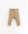 Ribbed leggings with decorative button | Play Up