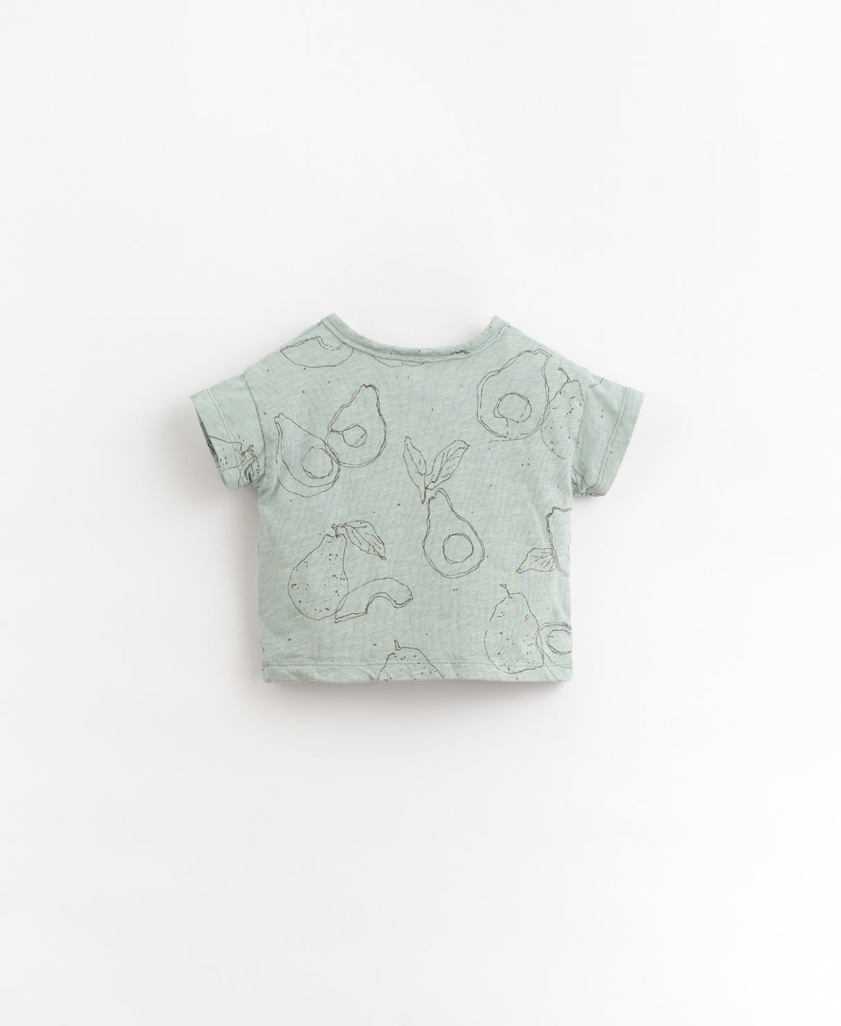 T-shirt with coconut button blue avocado | Play Up