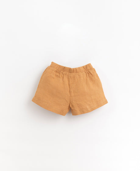 Linen shorts with decorative drawstring |  Play Up