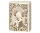 Sleepy Wakey Baby Mouse in Blue by Maileg