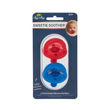 Sweetie Soother™ Pacifier Set in Hero Red & Hero Blue by Itzy Ritzy