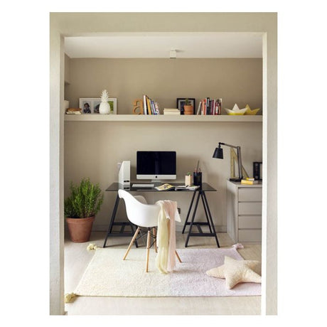 Washable Rug Ombré Vanilla in Soft Pink by Lorena Canals