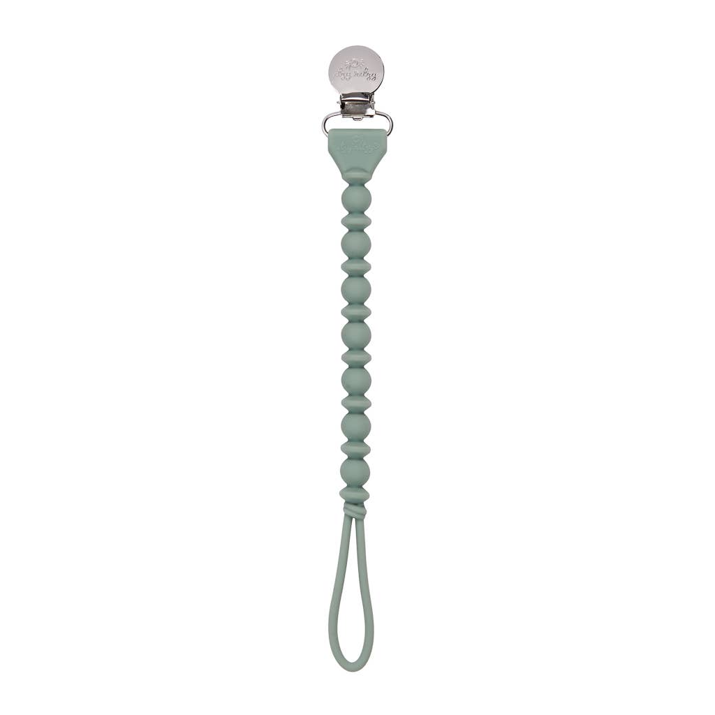 Sweetie Strap™ Silicone One-Piece Pacifier Clip in Succulent Beaded by Itzy Ritzy