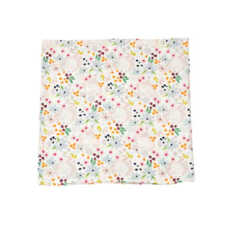 Loulou Lollipop - Muslin Swaddle - Shell Floral