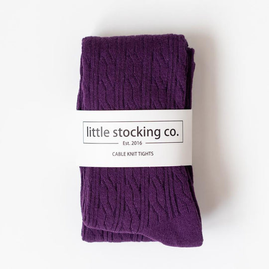 Cable Knit Tights by Little Stocking Co.