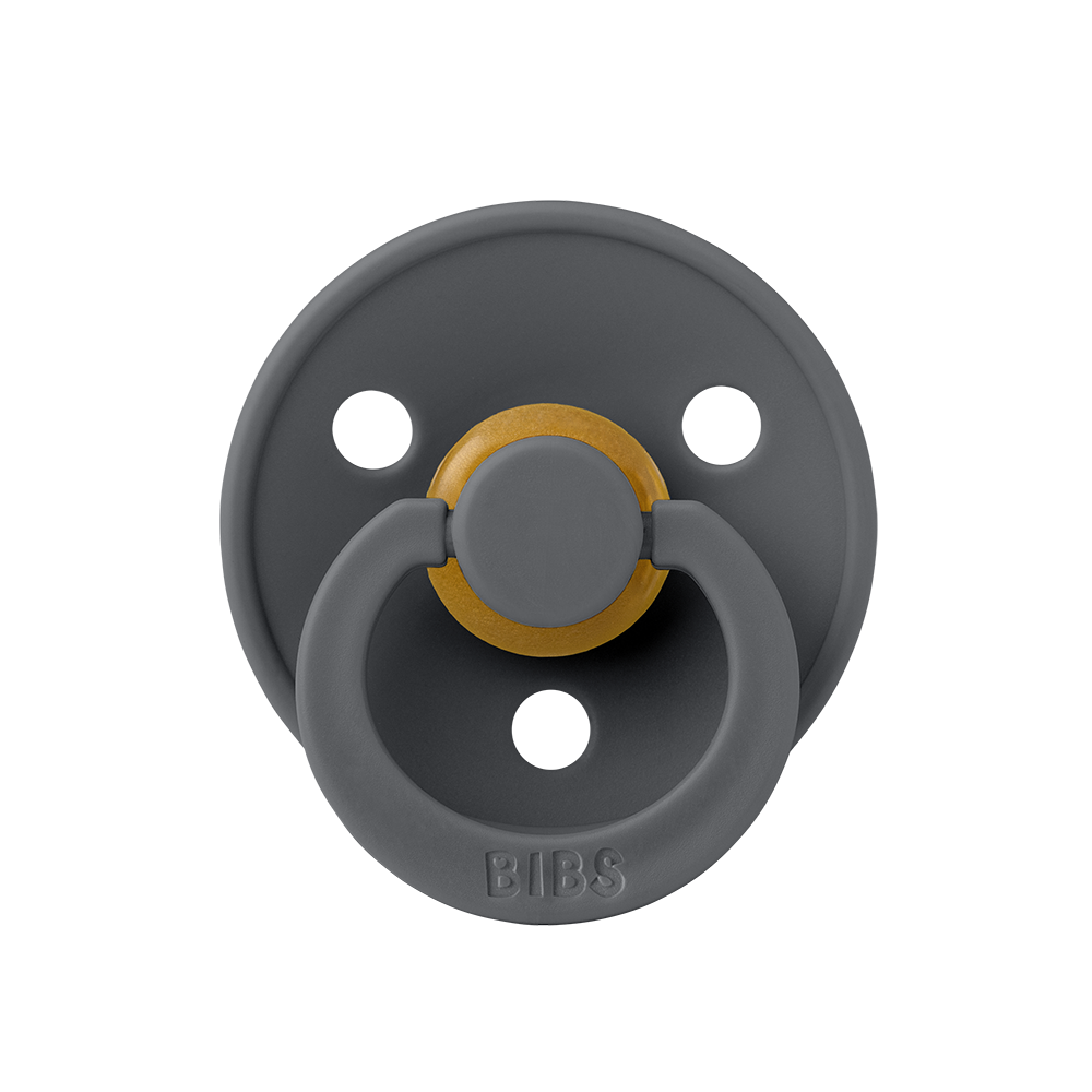 Colour 2 Pack in White/Iron by BIBS