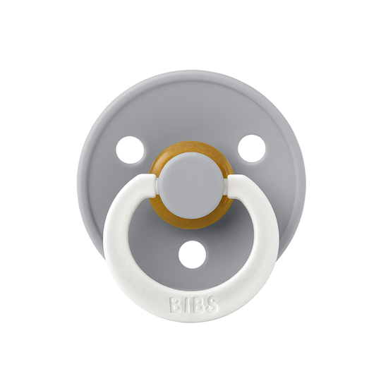 BIBS Colour Pacifier - Cloud GLOW 2 Pk