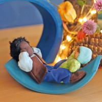 Doll "Mr. Ebony" by Grimm's