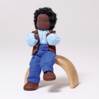 Doll "Mr. Ebony" by Grimm's