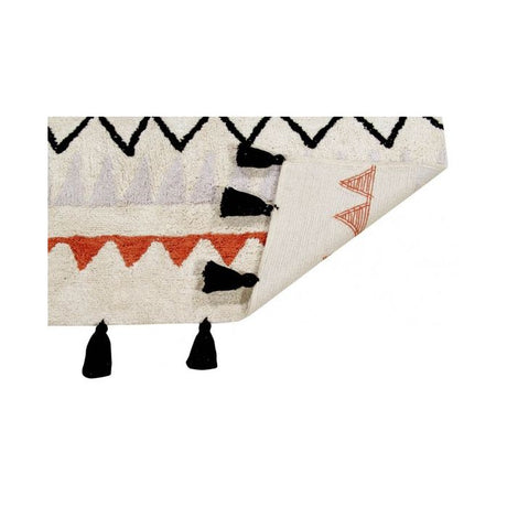 Washable Rug Azteca Natural Vintage in Terracota by Lorena Canals