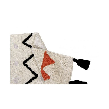 Washable Rug Azteca Natural Vintage in Terracota by Lorena Canals