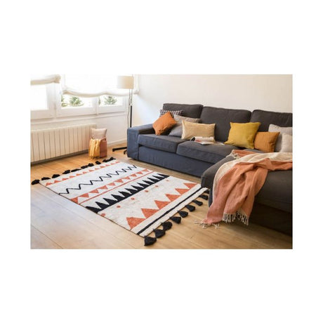 Washable Rug Azteca Natural Vintage in Terracota by Lorena Canals