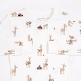 Rudy and Reindeers PJ Set by Petit Lem