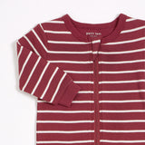 Holly Jolly Stripes Sleeper by Petit Lem
