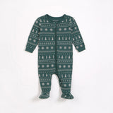 Fair Isle Holiday Trees Sleeper by Petit Lem
