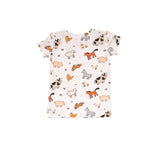 Short Sleeve Loungewear Set in Farmyard Babies by Angel Dear