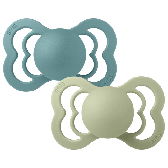BIBS Supreme Pacifier - Island Sea/Sage 2 Pk