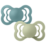 BIBS Supreme Pacifier - Island Sea/Sage 2 Pk