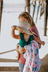 Knit Hooded Towel in Bloom by Copper Pearl