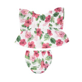 Boho Top & Bloomer in Hibiscus by Angel Dear