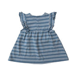 Angel Dear - Ruffle Dress & Diaper Cover - Seashore Stripe