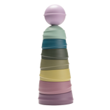 Wobbly Tower in Bright Rainbow by BIBS