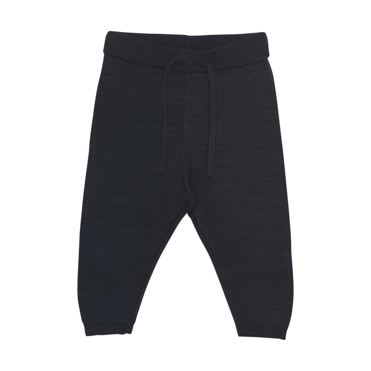Bamboo Knit Pants in Black by Fixoni