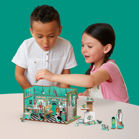 Book and Play Set in Red Riding Hood's Animal Hospital & Shelter by Storytime Toys