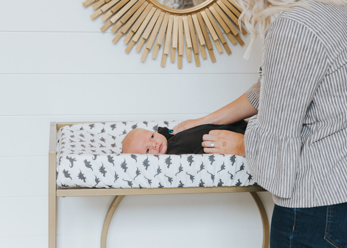Premium Diaper Changing Pad Cover in Wild by Copper Pearl