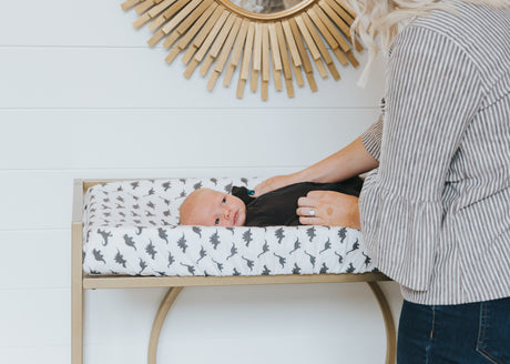 Premium Diaper Changing Pad Cover in Wild by Copper Pearl