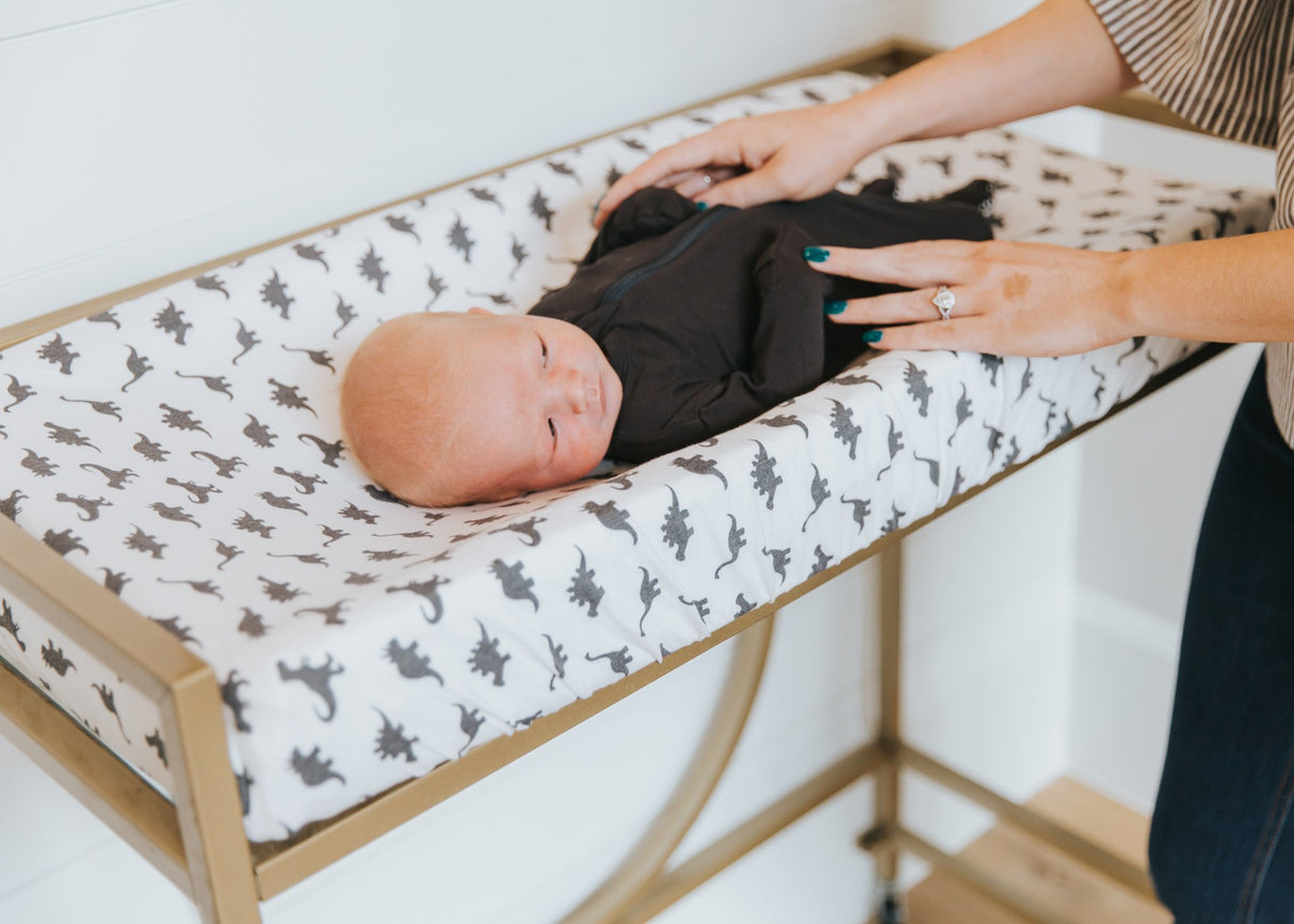 Premium Diaper Changing Pad Cover in Wild by Copper Pearl