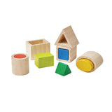 Geo Matching Blocks by Plan Toys