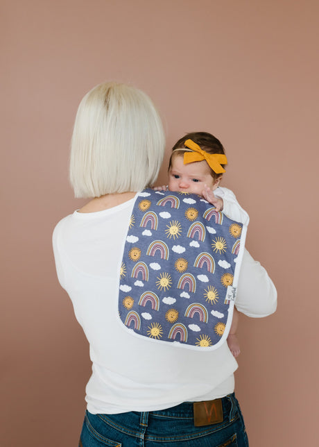 Burp Cloth Set in Hope by Copper Pearl