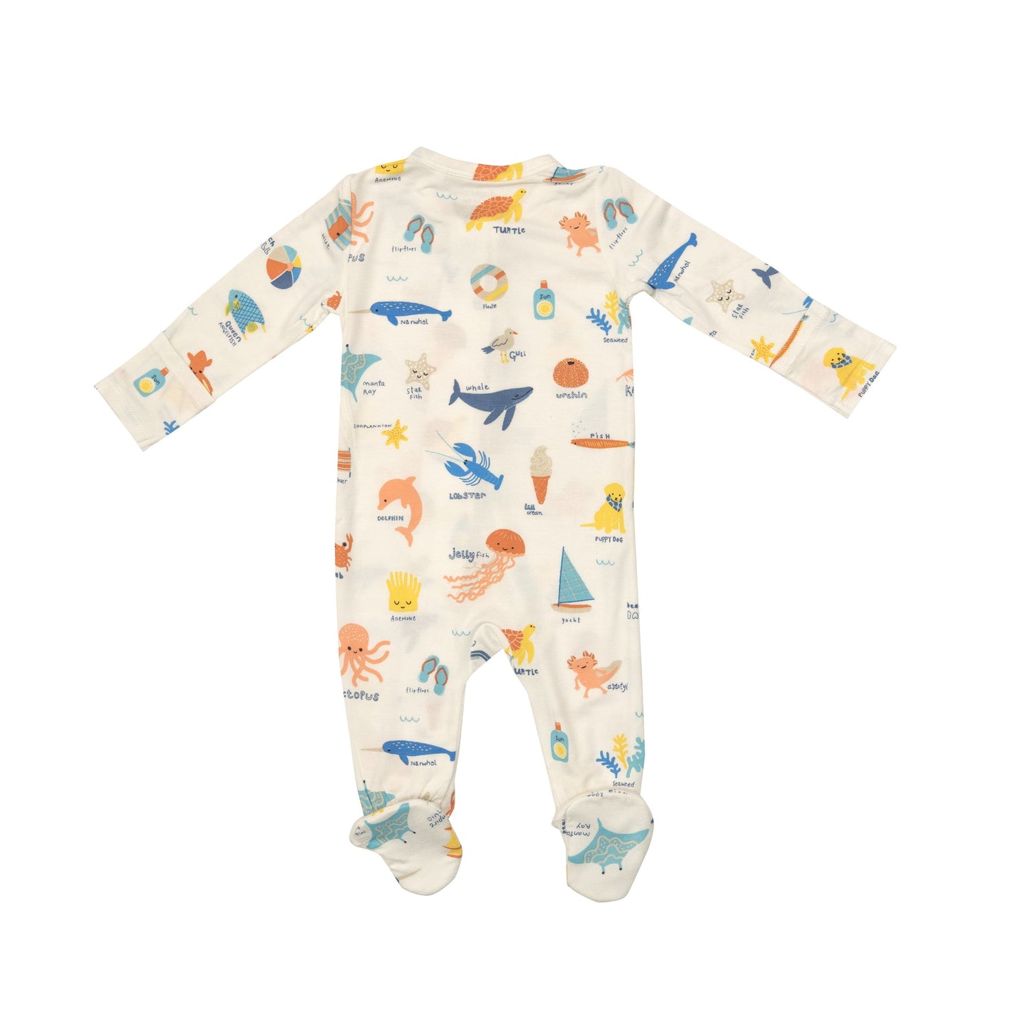 2-Way Zipper Footie by Angel Dear