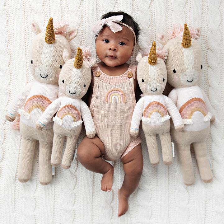 Zara The Unicorn in Little 13" by cuddle + kind
