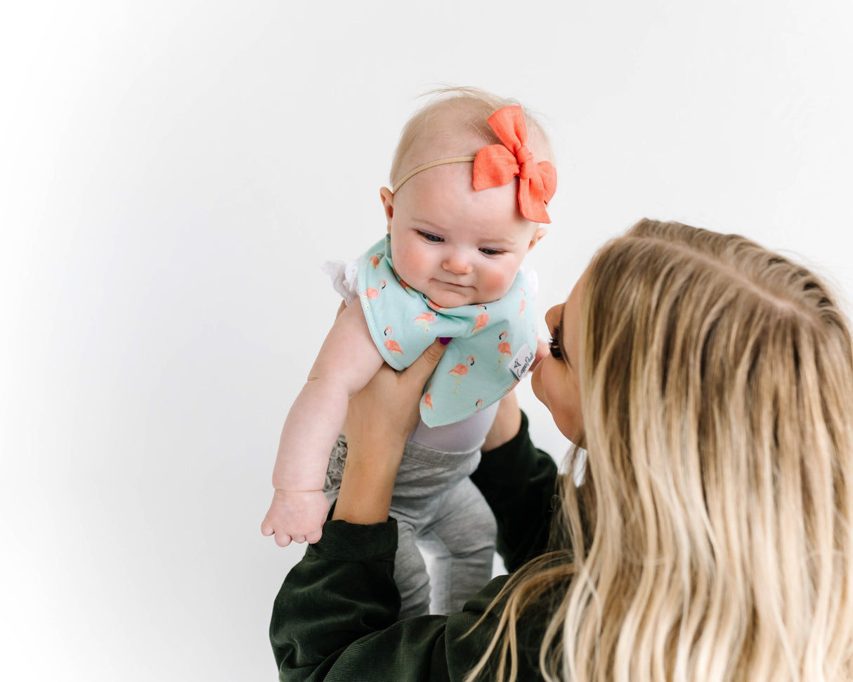 Baby Bandana Bibs in Leilani Set by Copper Pearl